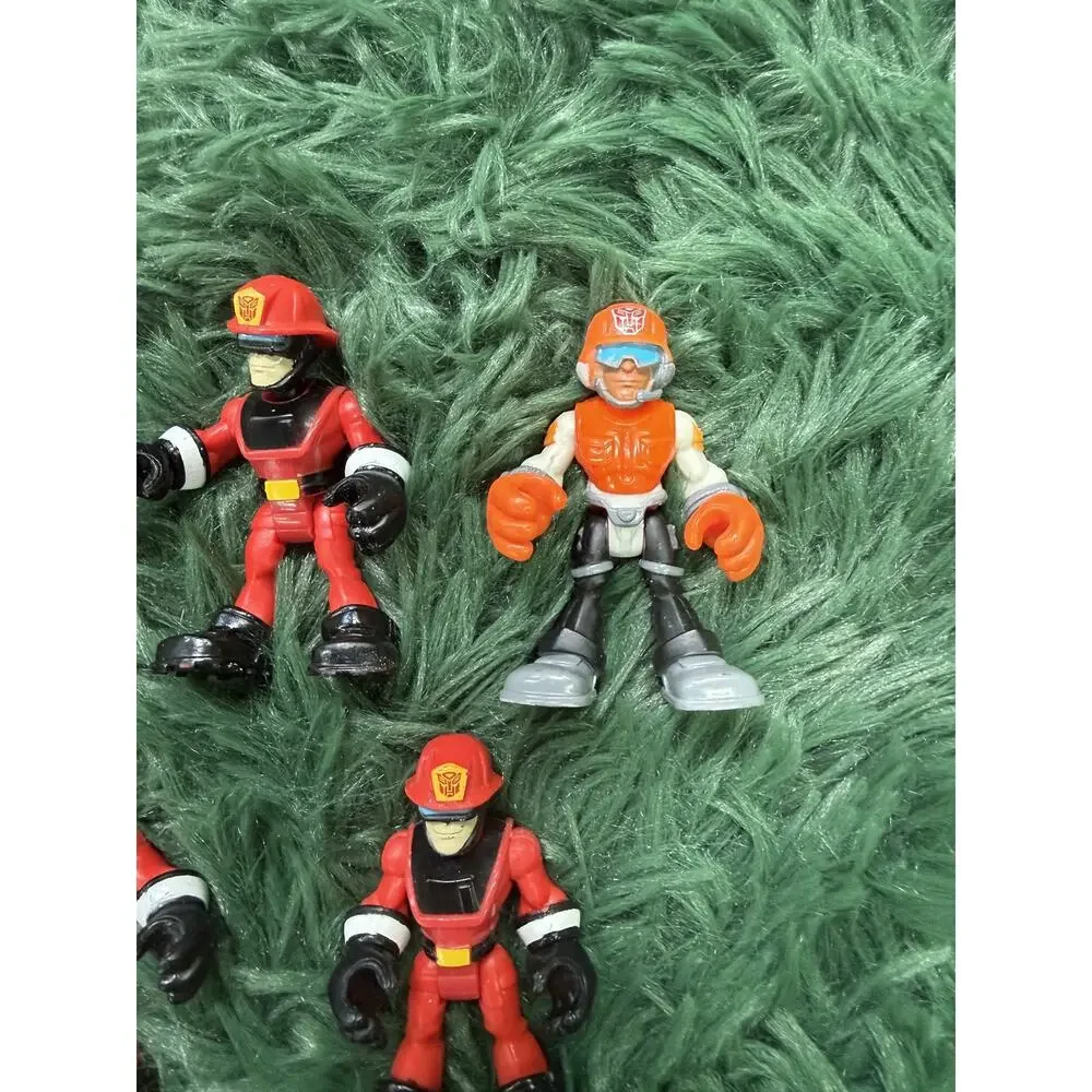 Playskool Heroes Transformers Rescue Bots Action Figures Lot of 5 Firefighters
